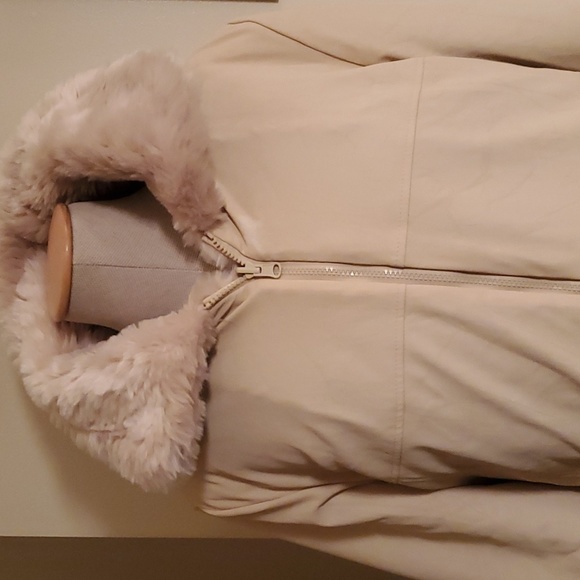 Adorable Reversible Fur, and Fabric Jacket - Picture 13 of 16